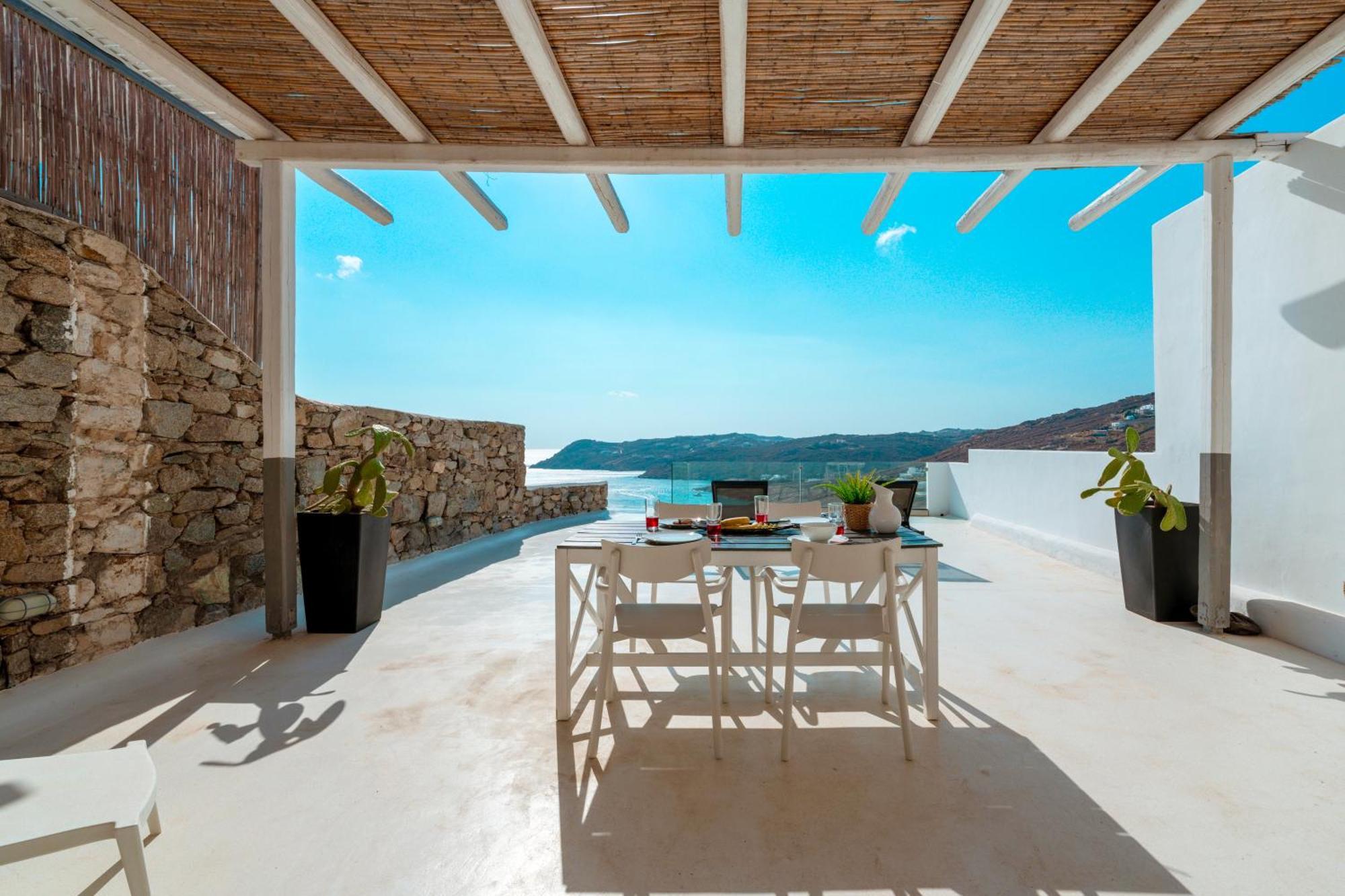 Villa Elia House With Amazing View On The Beach Mykonos Mykonos Town Exterior foto