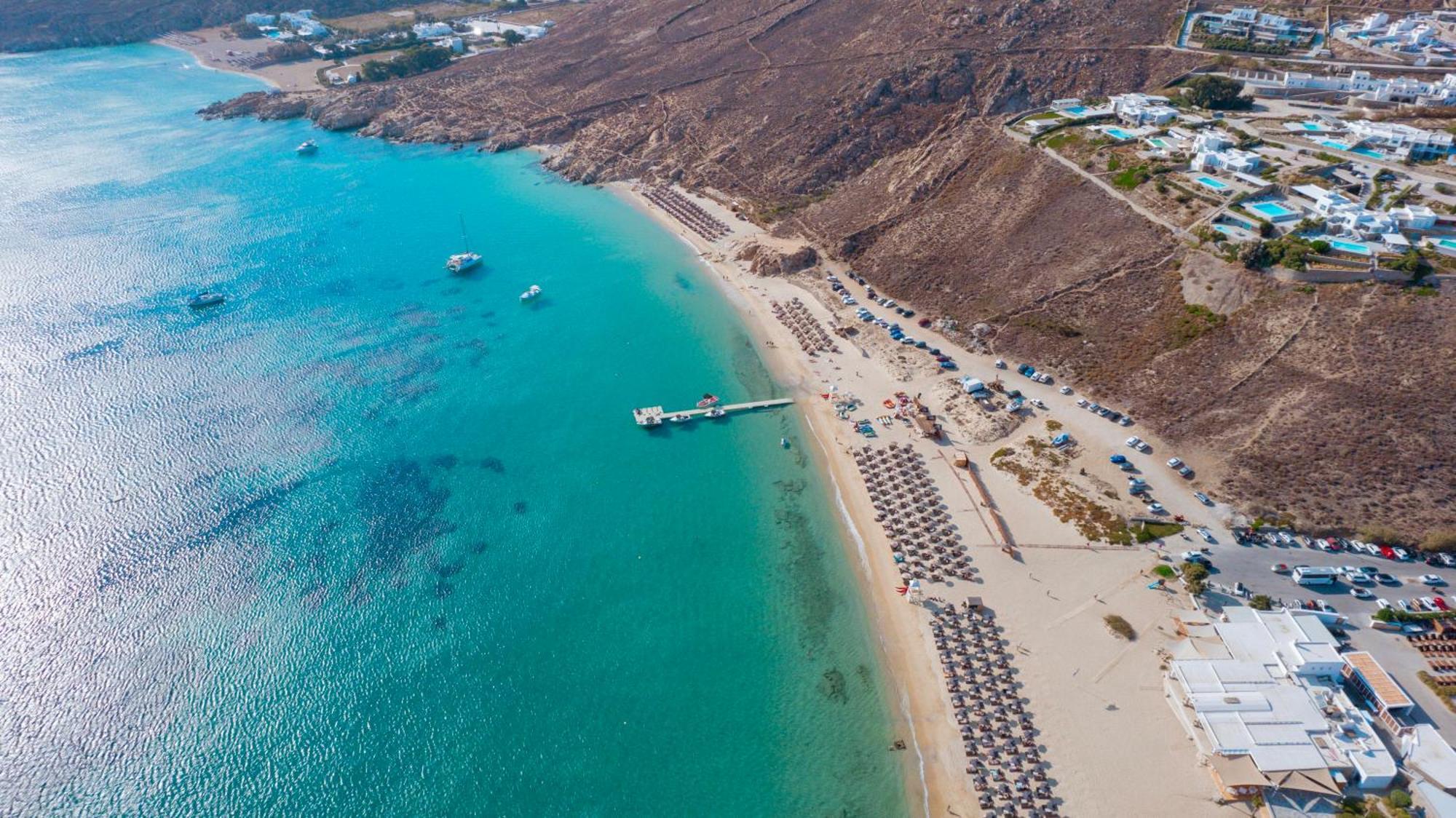 Villa Elia House With Amazing View On The Beach Mykonos Mykonos Town Exterior foto